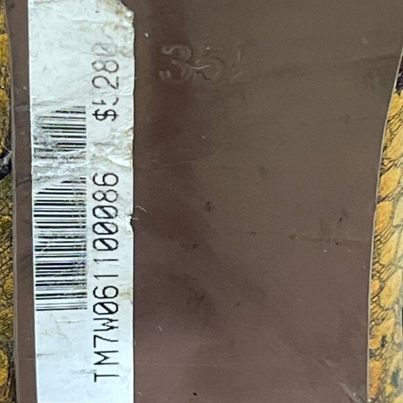 Miss Sofi Gold Snake Print Kitten Heels & Buckle Closure Ankle Booties Sz 35.5 - Picture 10 of 11